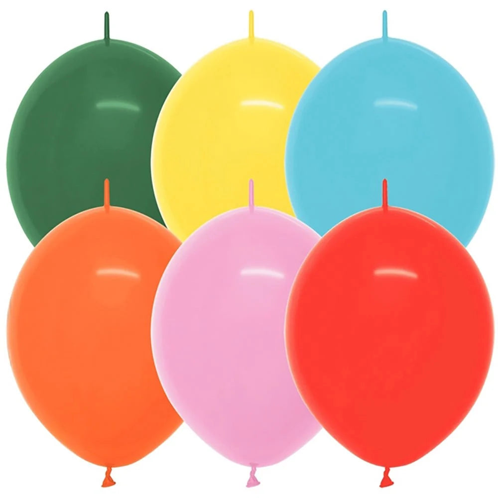 SEMPERTEX 6" Link-o-loon Fashion Assortment 50ct