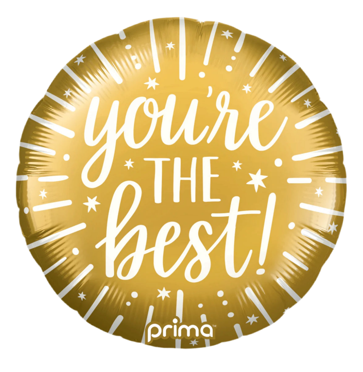 18" Round You're the Best Gold