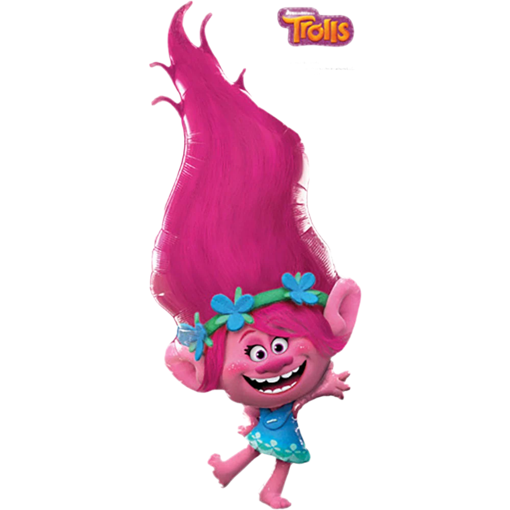 Qualatex 43" Trolls Poppy