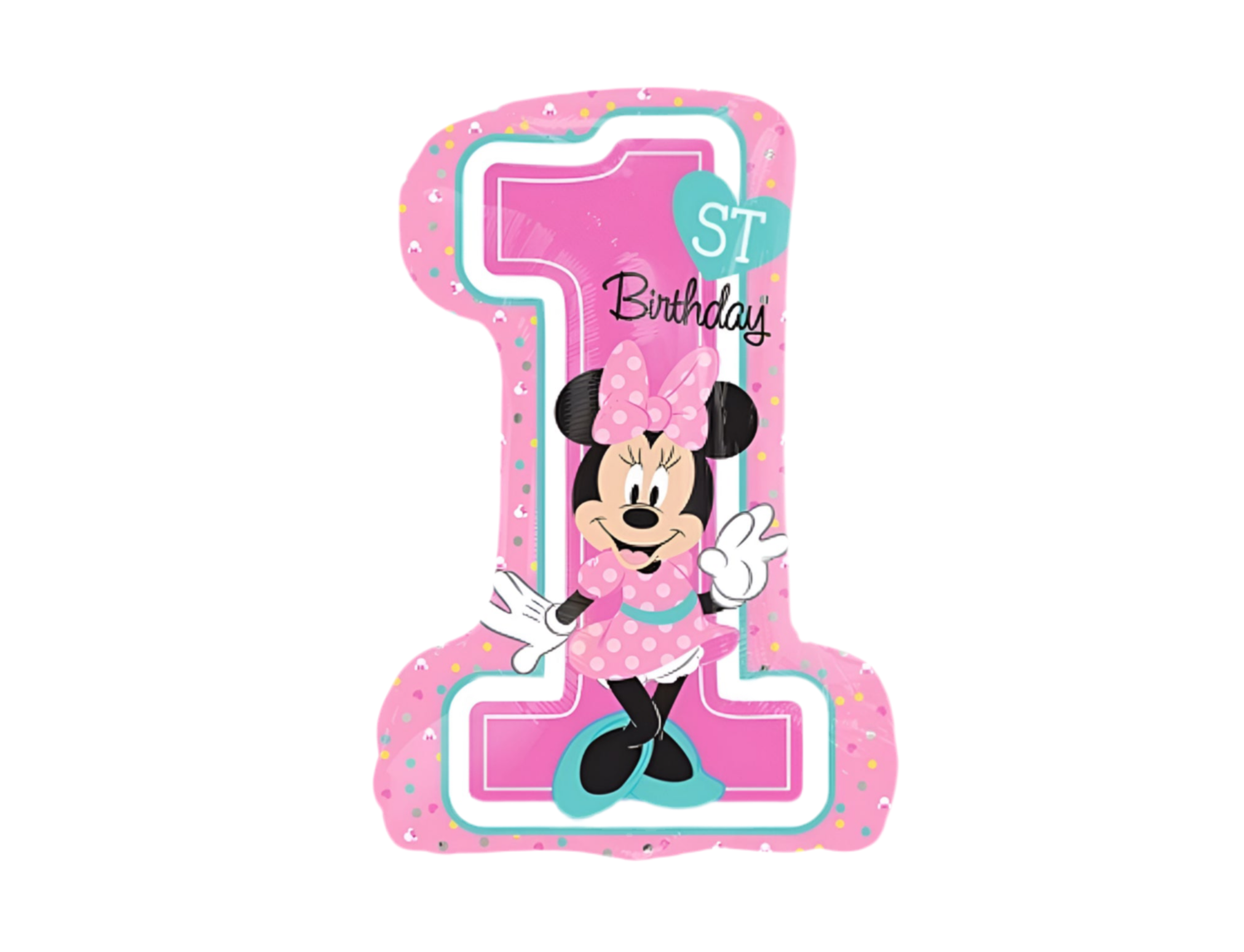 Anagram 28" Minnie Mouse 1st Birthday Balloon