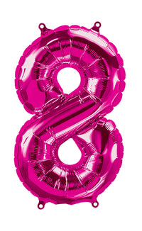 Party America 16" Fuchsia Numbers