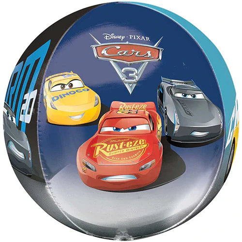 Anagram 16" Cars 3 Disney Orbz Balloon 1ct