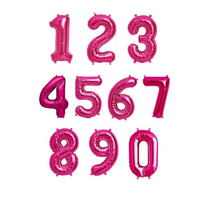 Party America 34" Fuchsia Jumbo Numbers