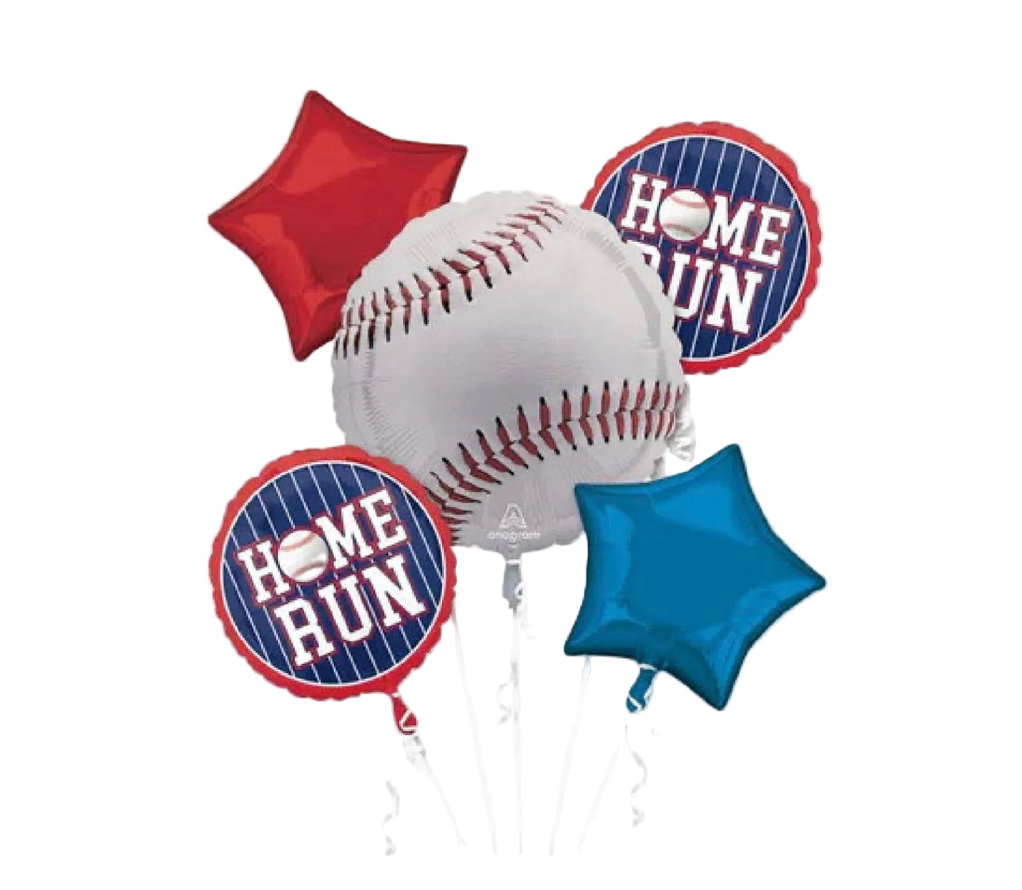 Anagram Baseball Bouquet Balloons 5pc