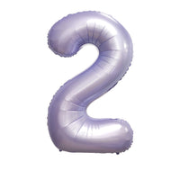 34" Lavender Foil Balloon Number