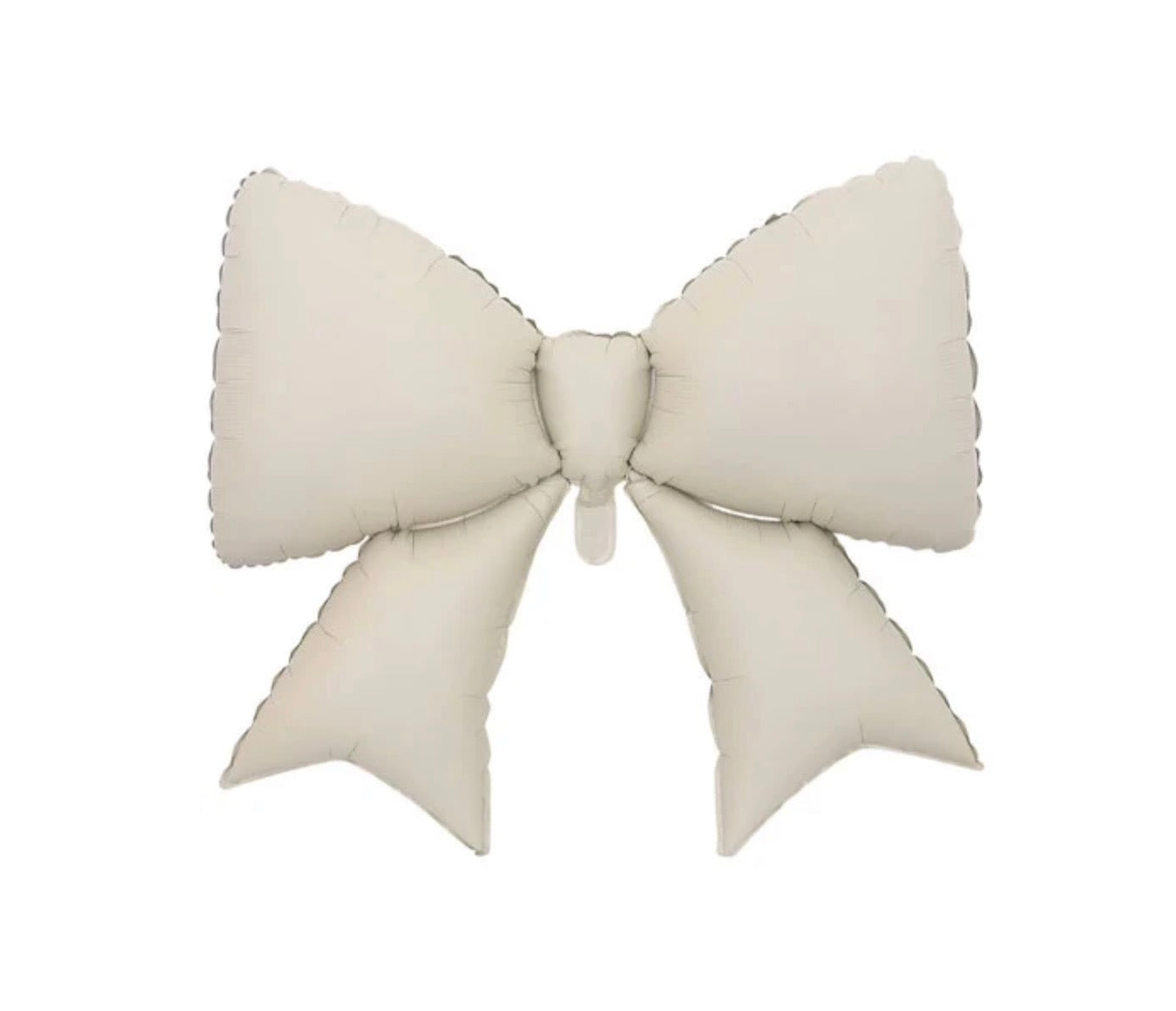 So Nice 38” Cream Bow Foil Balloon