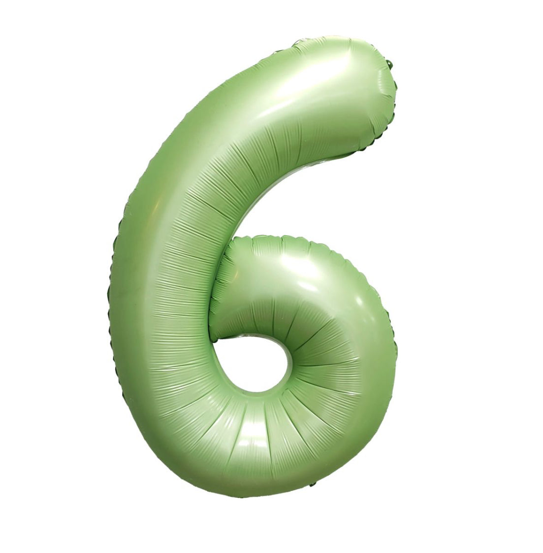 34" Sage Foil Balloon Number