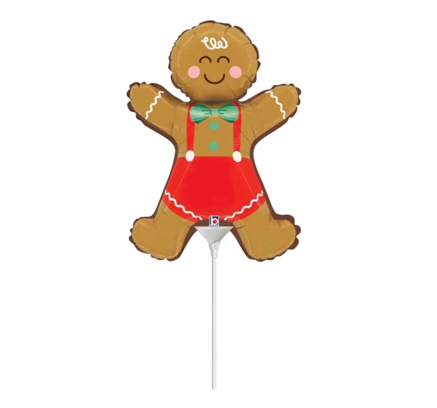 Betallic 14" Gingerbread Man Balloon (AIR-FILL ONLY / FLAT)