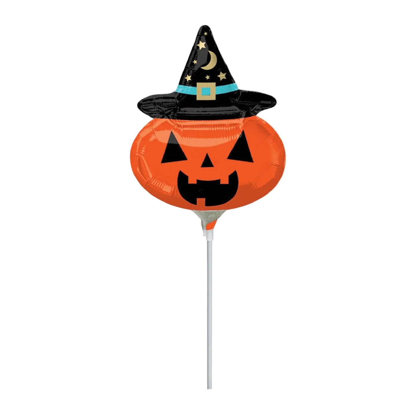 Anagram 14" Witchy Pumpkin Foil Balloon Mini Shape (AIR-FILL ONLY / FLAT)