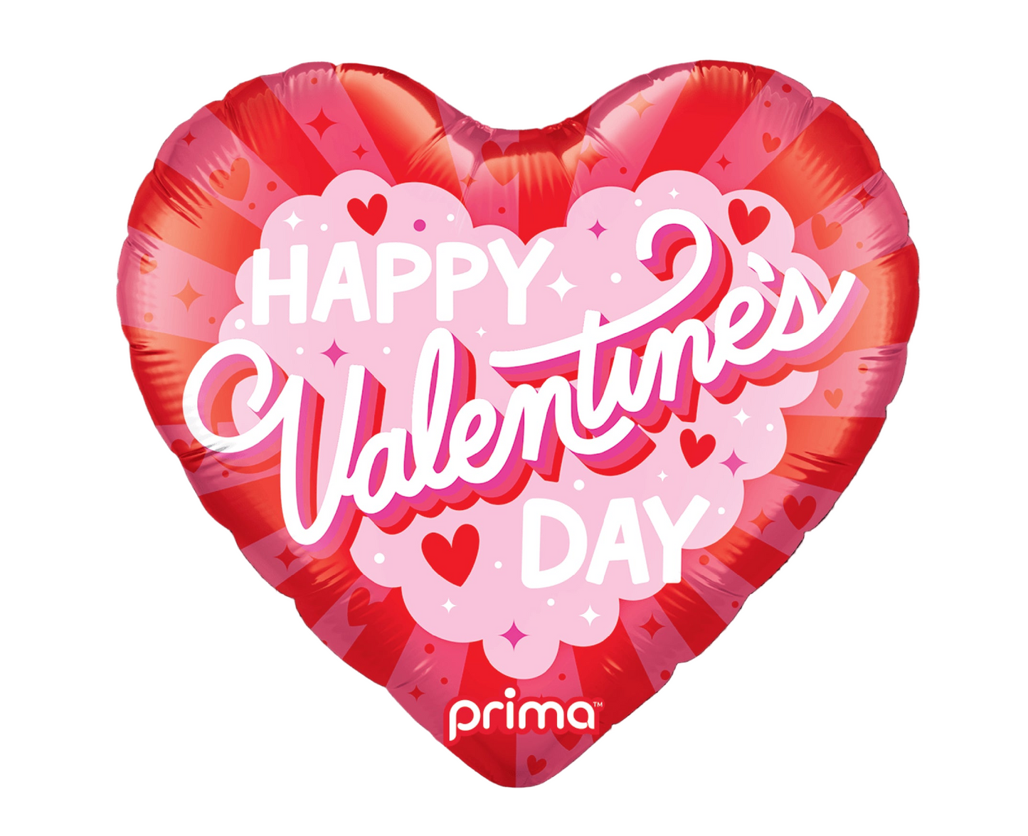 PRIMA 18" Heart Happy Valentine's Day Burst