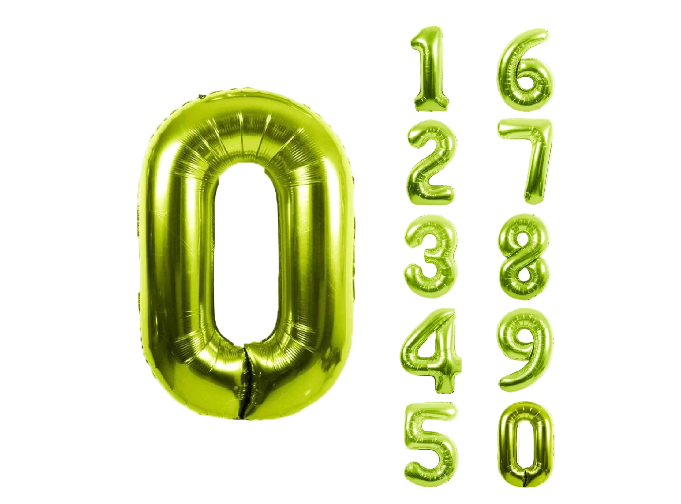 Party America 34" Green Jumbo Numbers