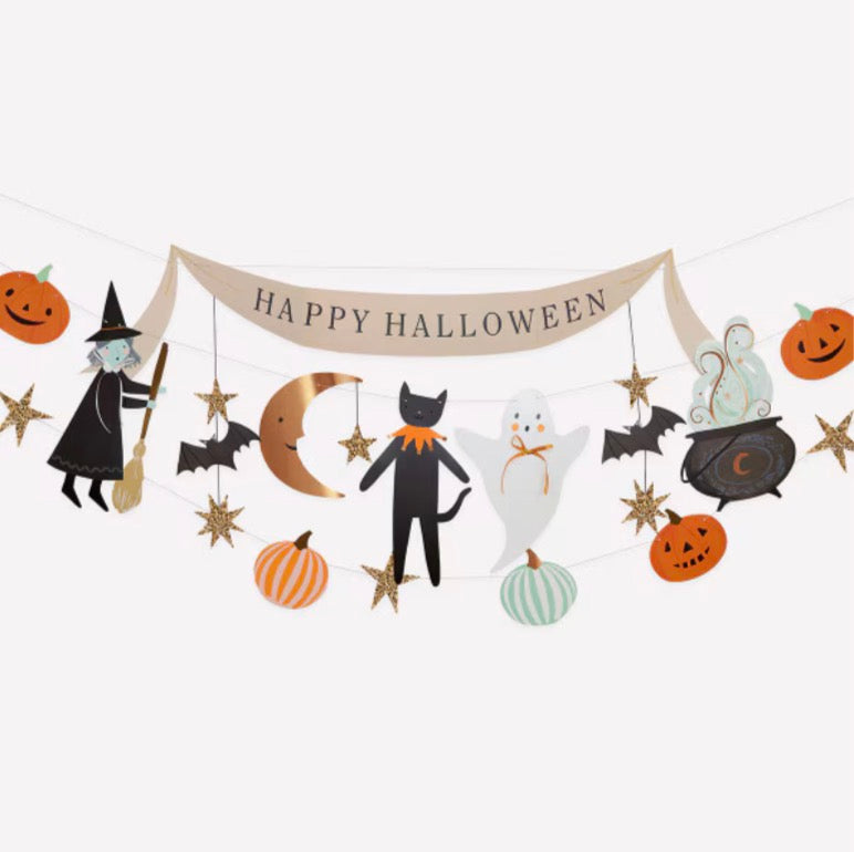 Halloween Characters Garland Set