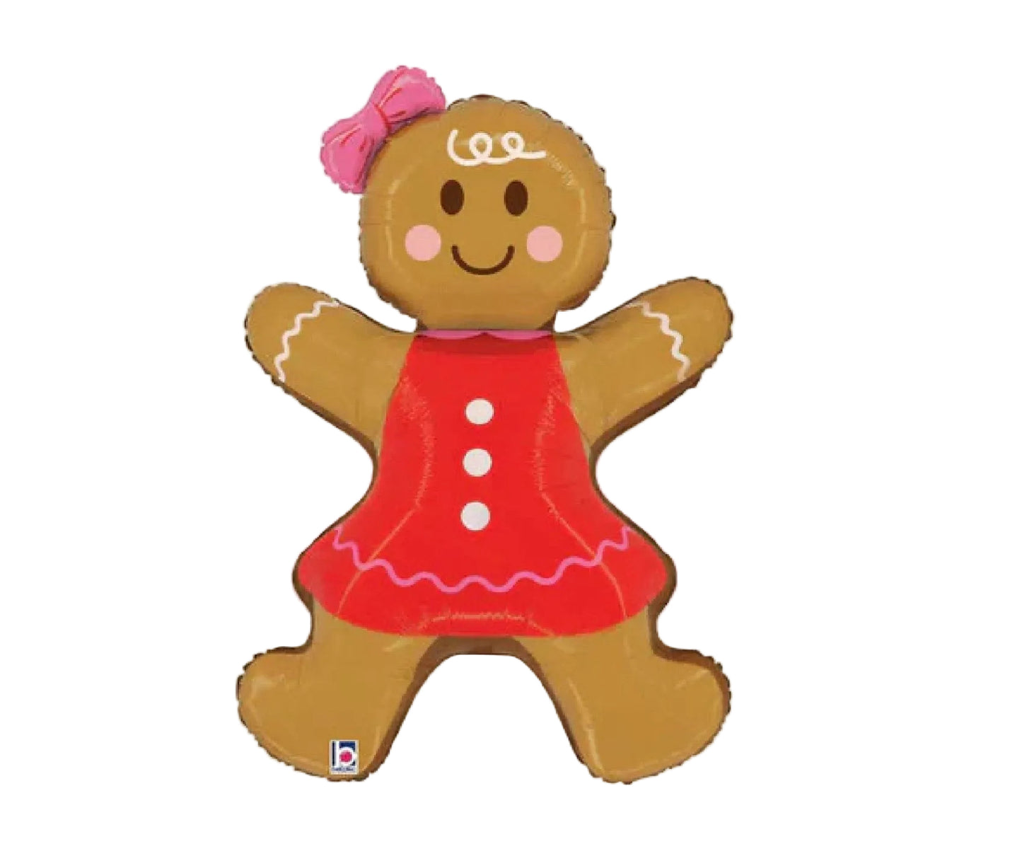 Betallic 35” Gingerbread Woman Balloon