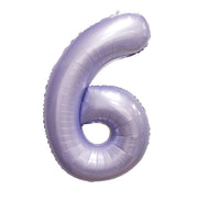 34" Lavender Foil Balloon Number