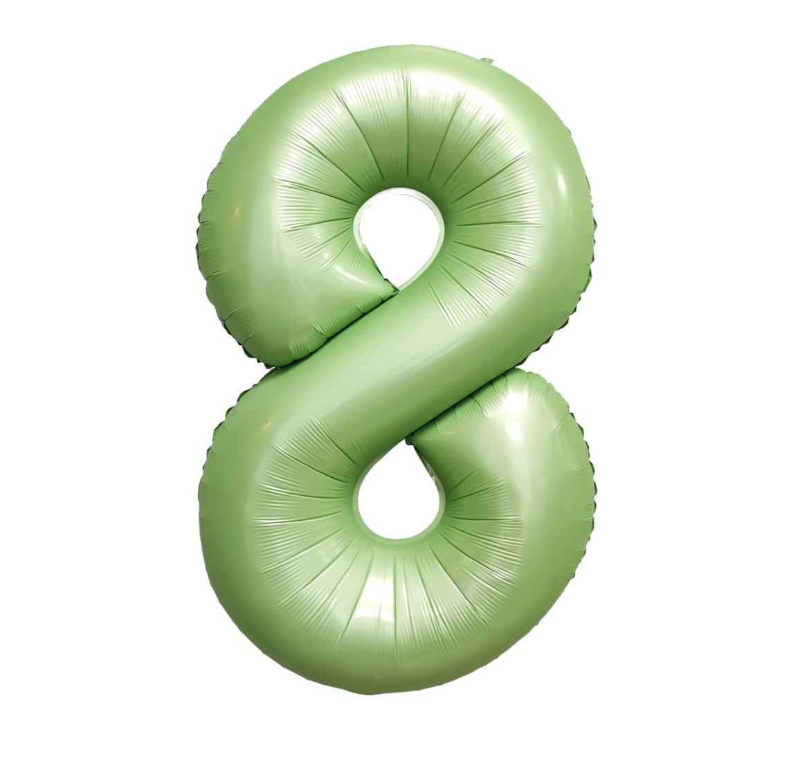 34" Sage Foil Balloon Number