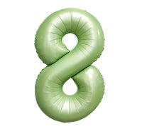 34" Sage Foil Balloon Number