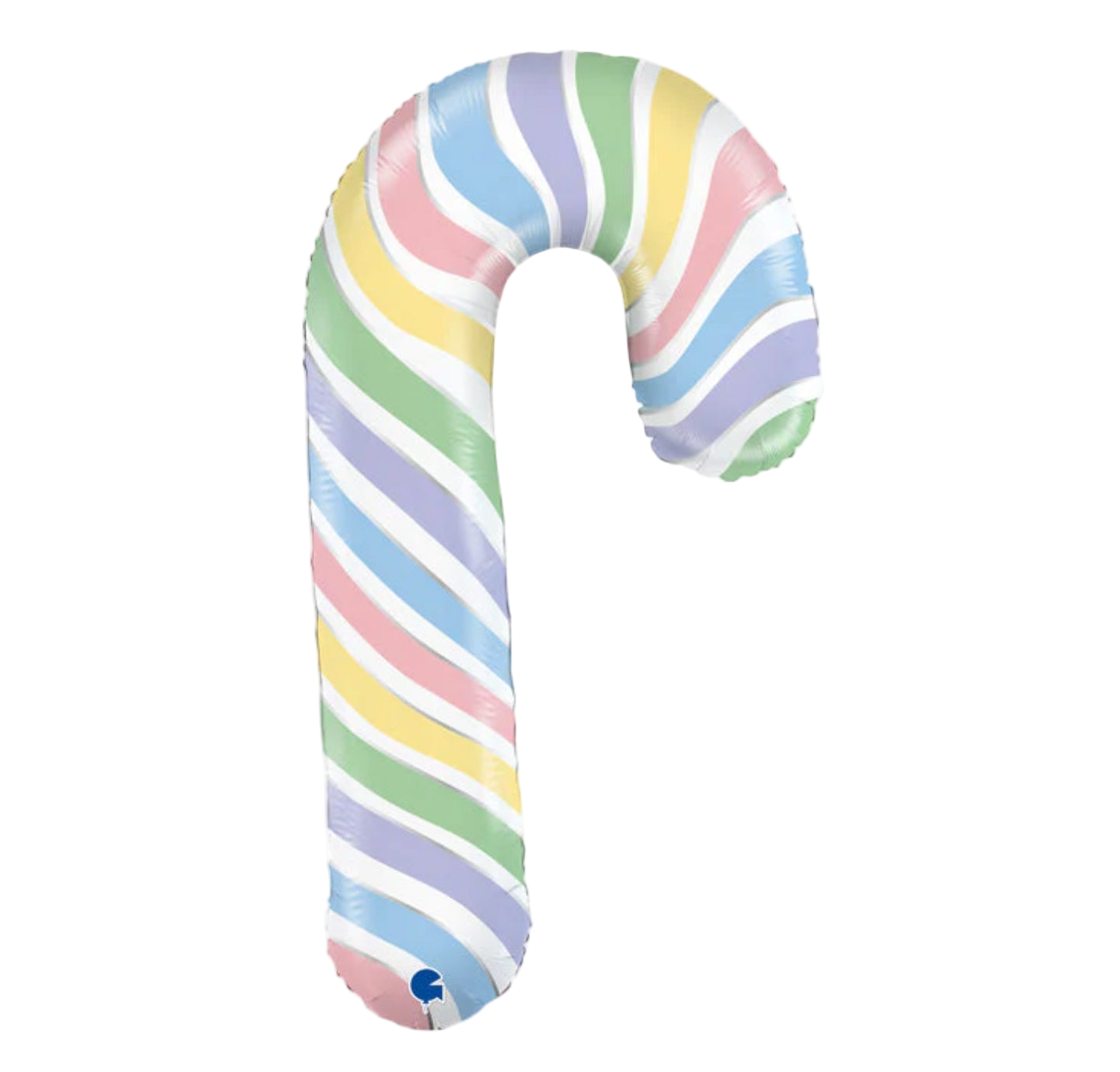 Betallic 35” Macaron Candy Cane Foil Balloon