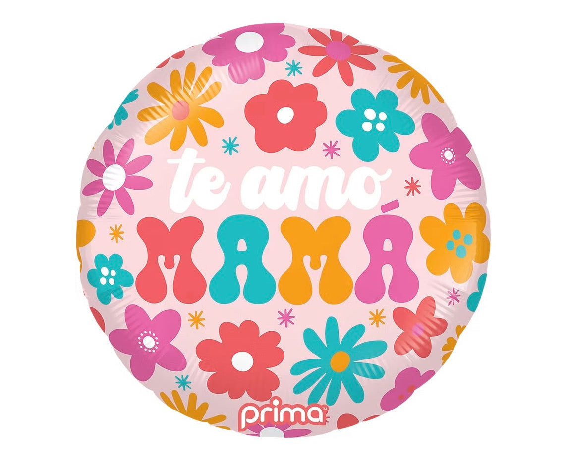 PRIMA 18" Te Amo Mama Retro Flowers