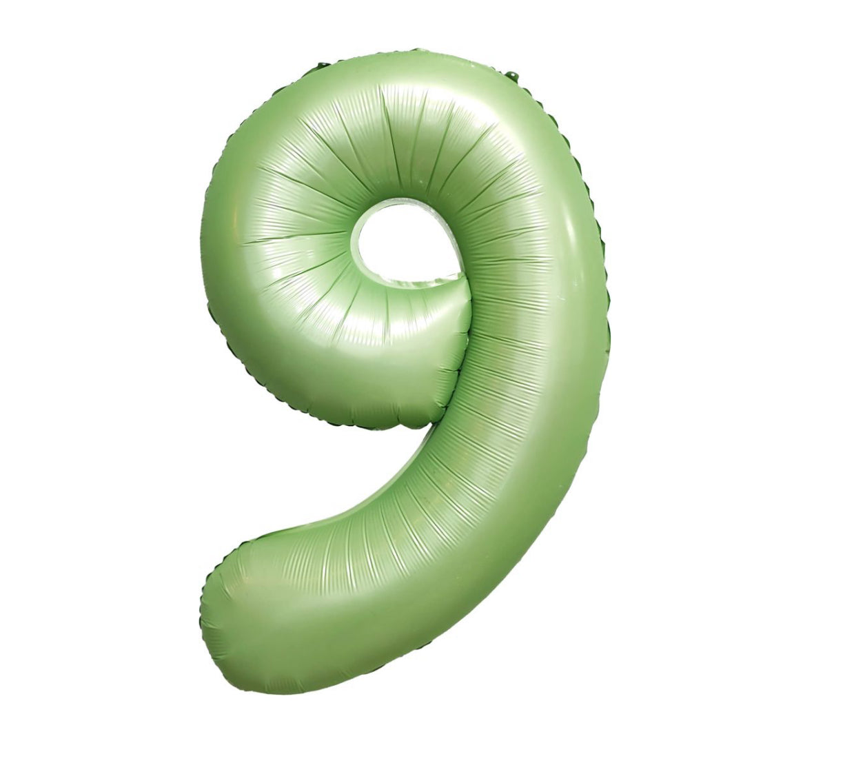 34" Sage Foil Balloon Number