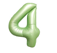 34" Sage Foil Balloon Number