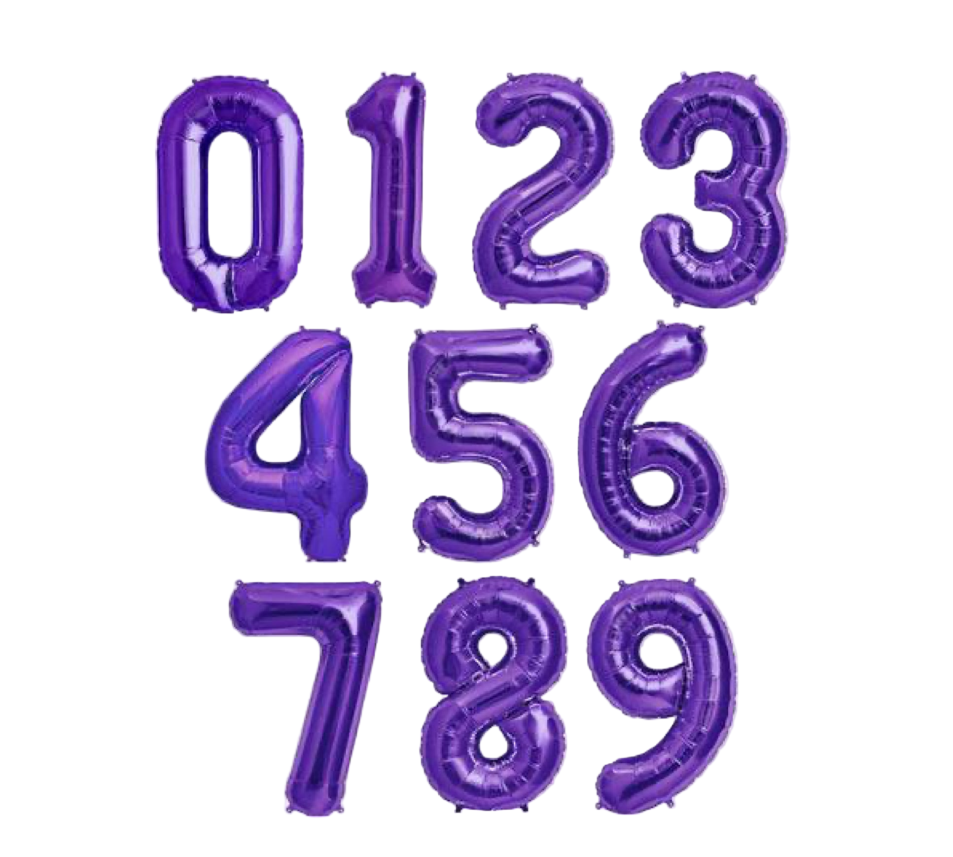 Party America 34" Purple Jumbo Numbers