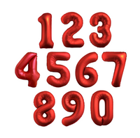Party America 34" Red Jumbo Numbers