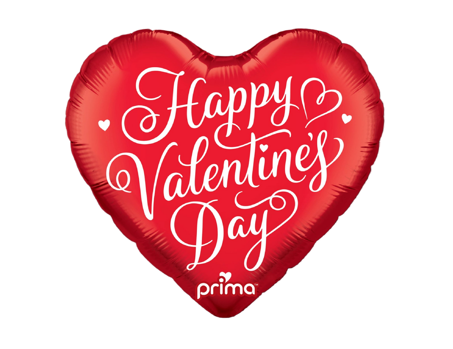 PRIMA 18" Heart Happy Valentine's Day Script