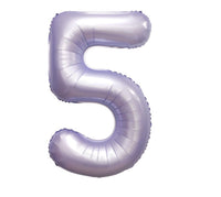 34" Lavender Foil Balloon Number