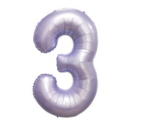 34" Lavender Foil Balloon Number