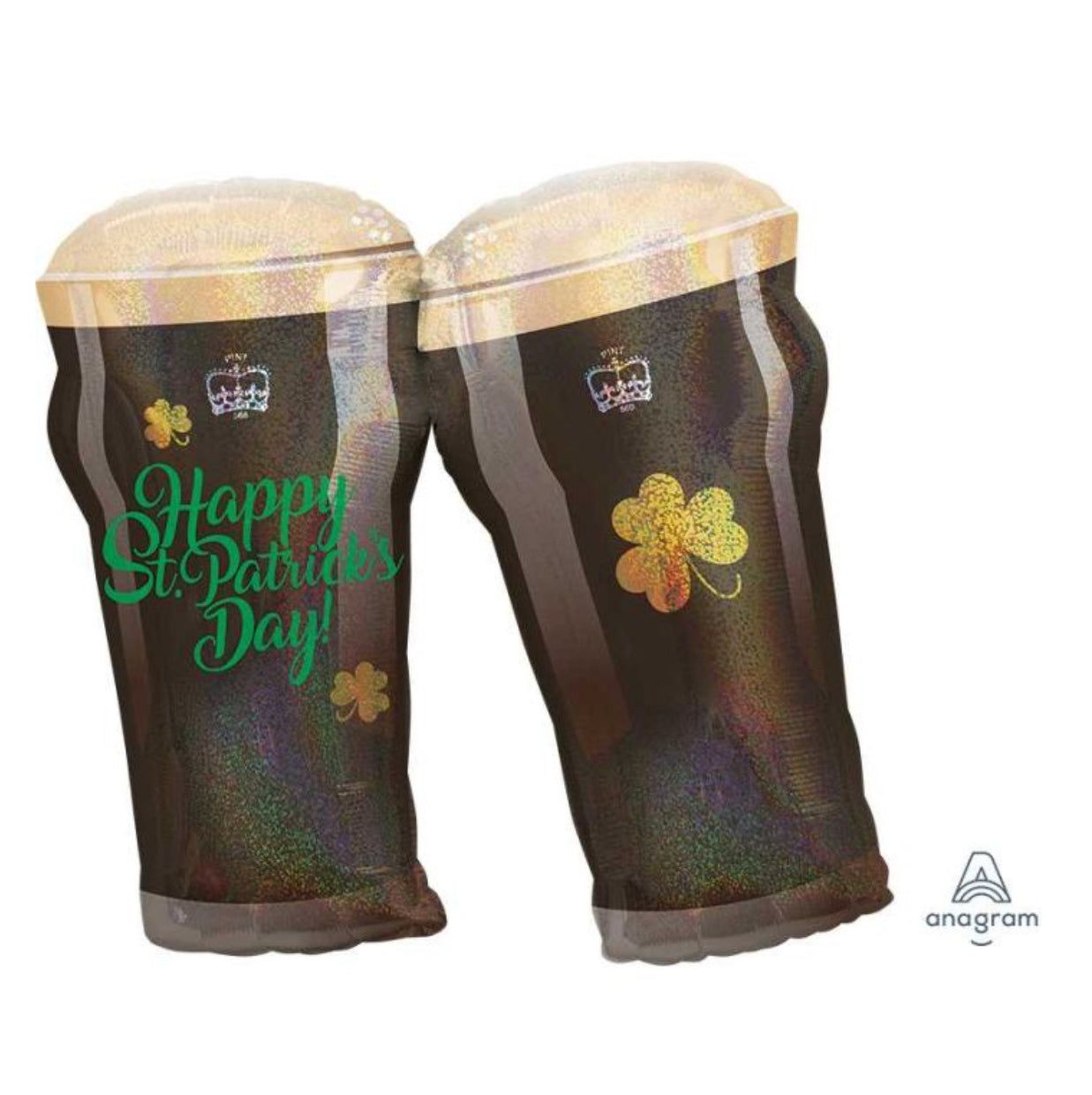 Anagram 28" St. Patrick's Day Beer Glasses
