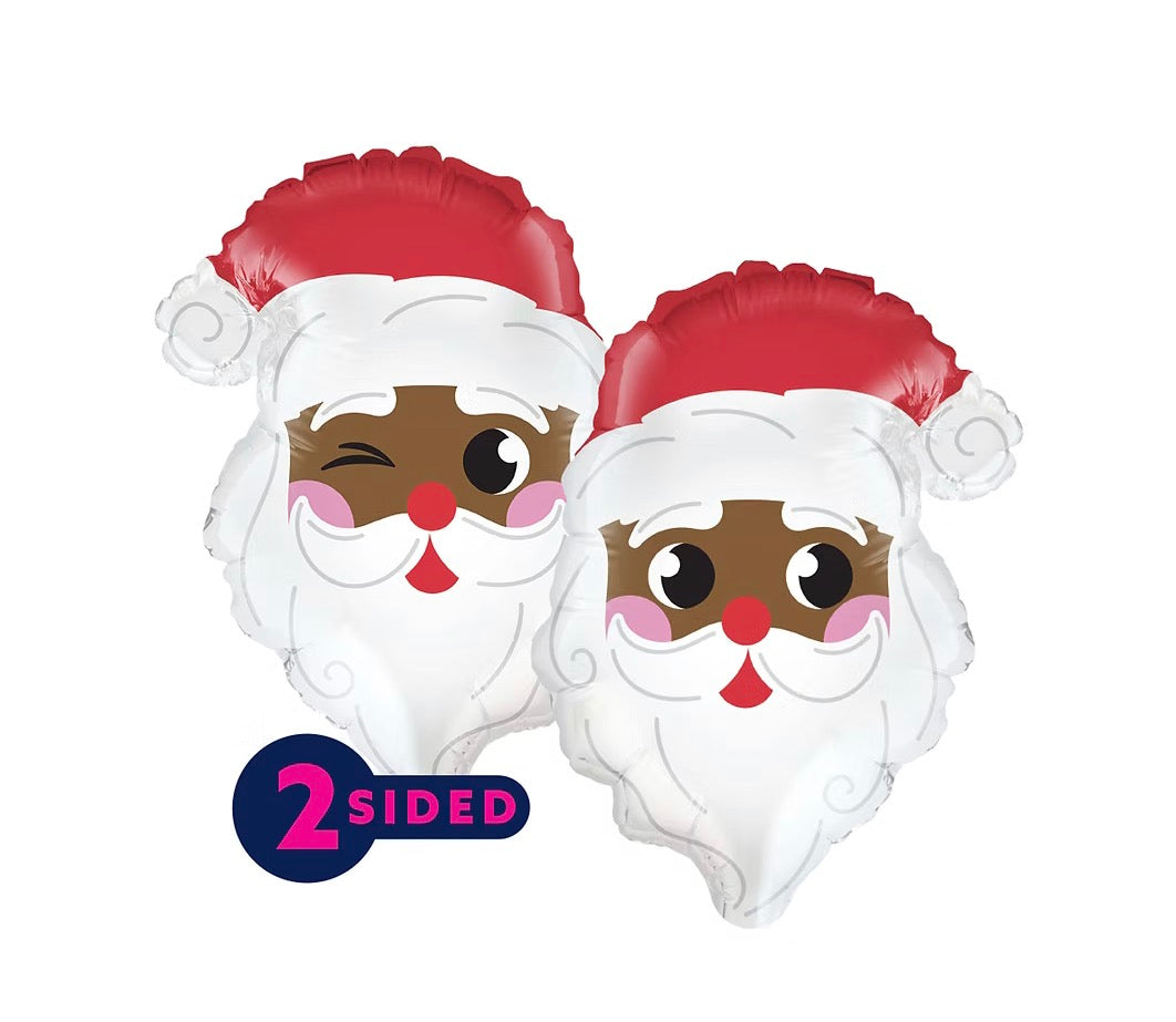 PRIMA 11" Dark Skin Santa Head Shape (AIR-FILL ONLY)