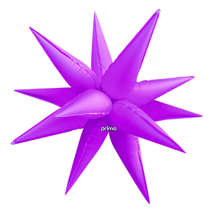 26” Electric Purple Starbursts