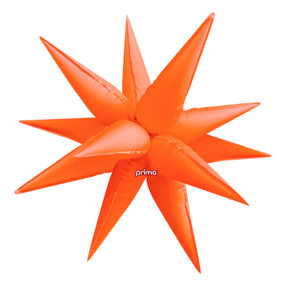 40” Electric Orange Starburst