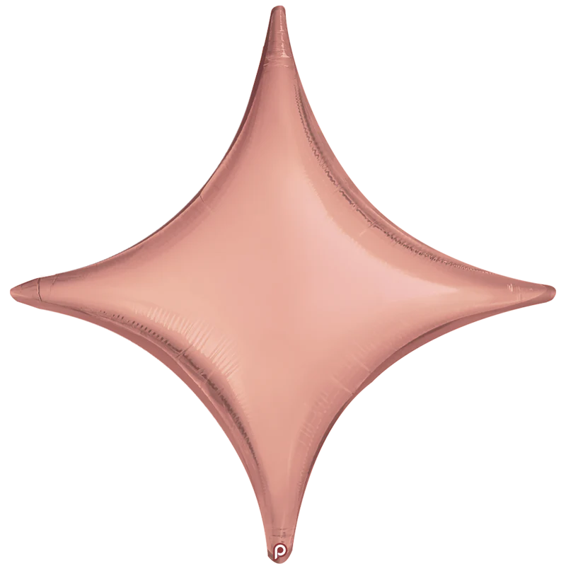 18” Rose Gold Star Point (5pc)