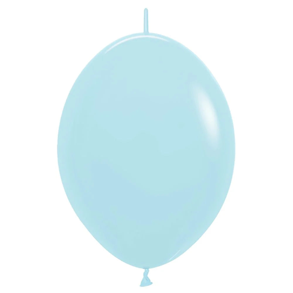 SEMPERTEX 6" Link-o-loon Pastel Matte Blue 50ct