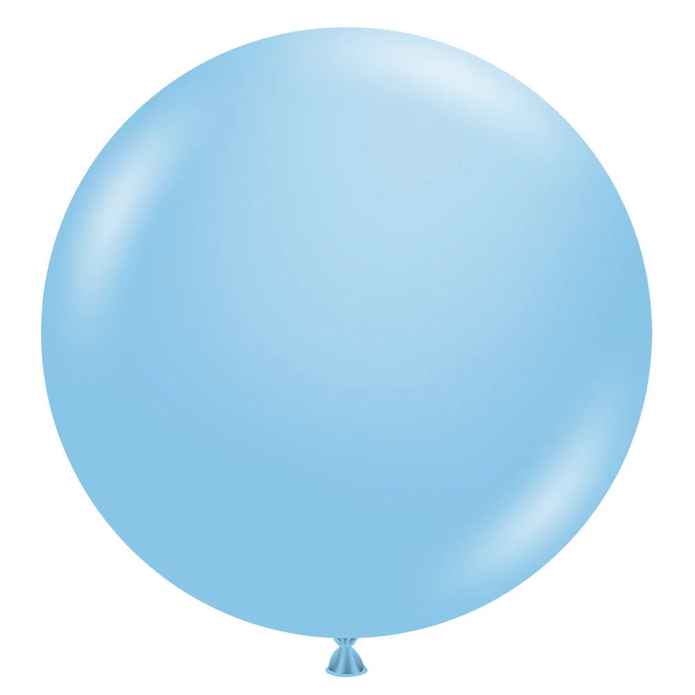 Tuftex 24" Latex Balloon - Baby Blue - 2ct