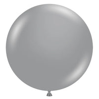 Tuftex 17" Metallic Latex Silver 50ct