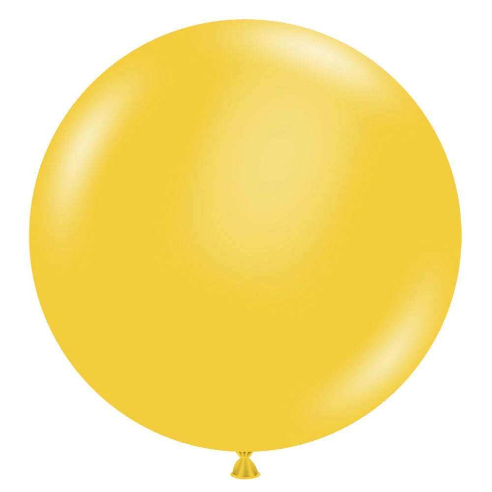 Tuftex 17" Latex Balloon - Goldenrod - 50ct