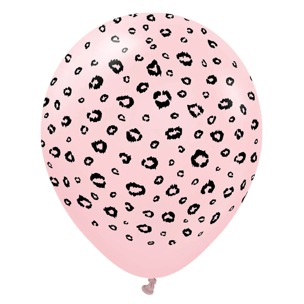 KALISAN 12"  Leopard Macaron Pink(25ct)