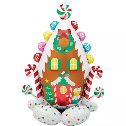 Anagram 51" Gingerbread House AirLoonz