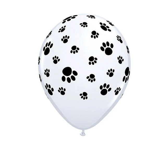 Winntex Premium 12” Paw Print Latex Balloon 50ct