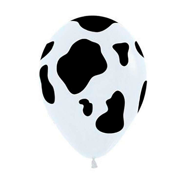 Winntex Premium 12” Cow Print Latex Balloon 50ct