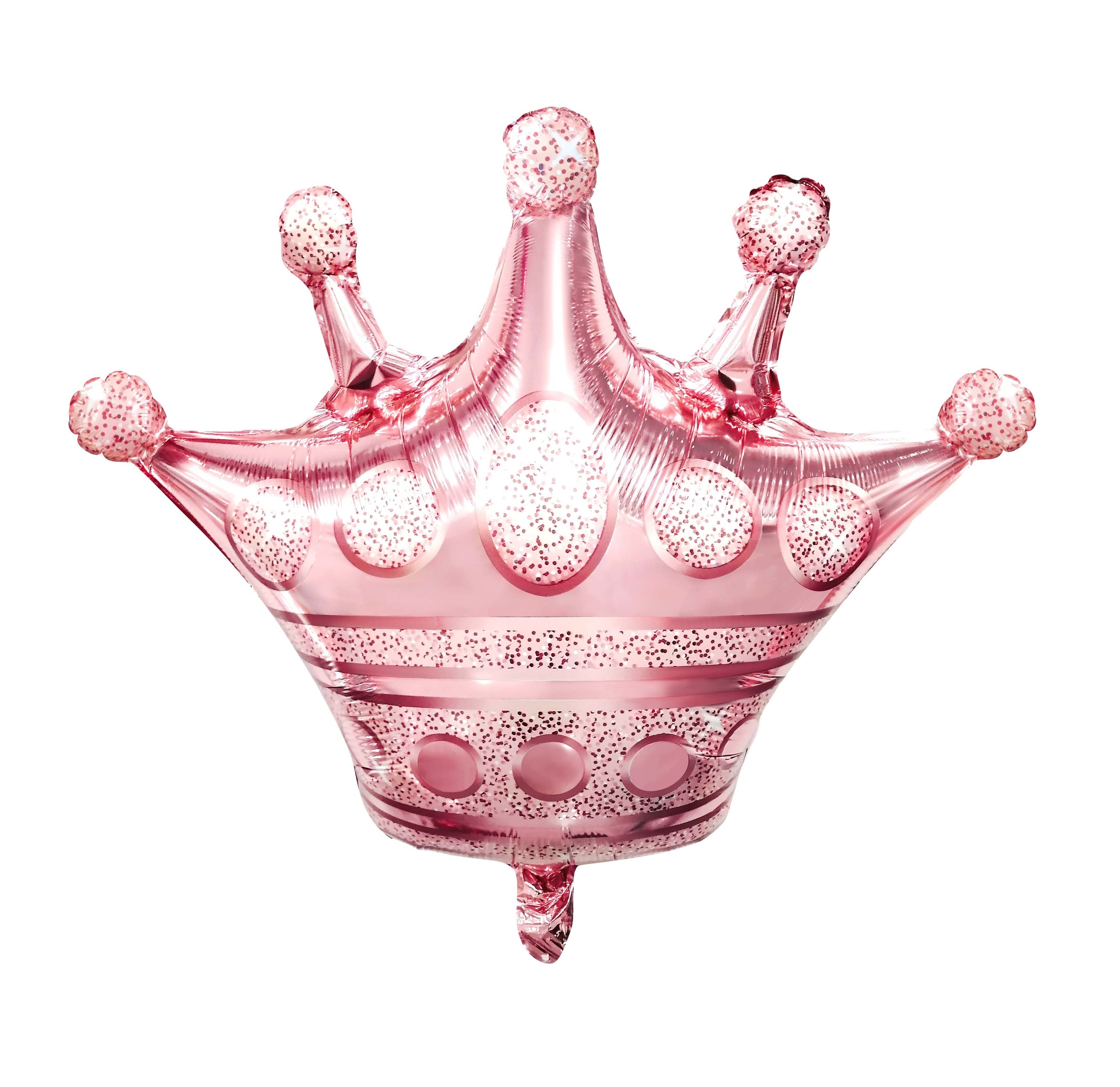 9" Rose Gold Crown Balloon 5pc