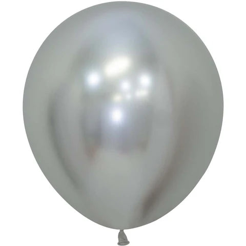 Sempertex 18" Latex Reflex Silver 15ct