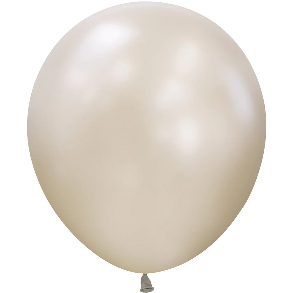 Sempertex 18″ Silk Cream Pearl 25ct