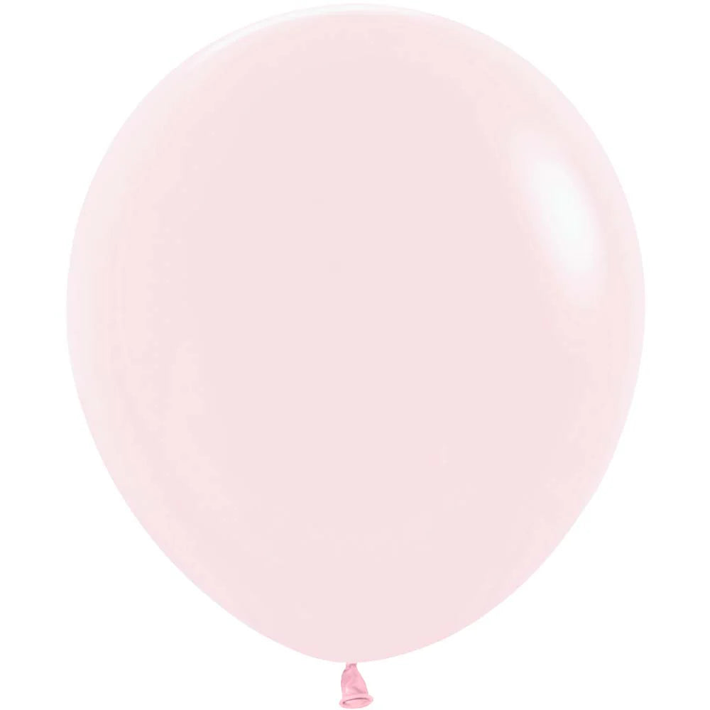 Sempertex 18" Latex Pastel Matte Pink 25ct