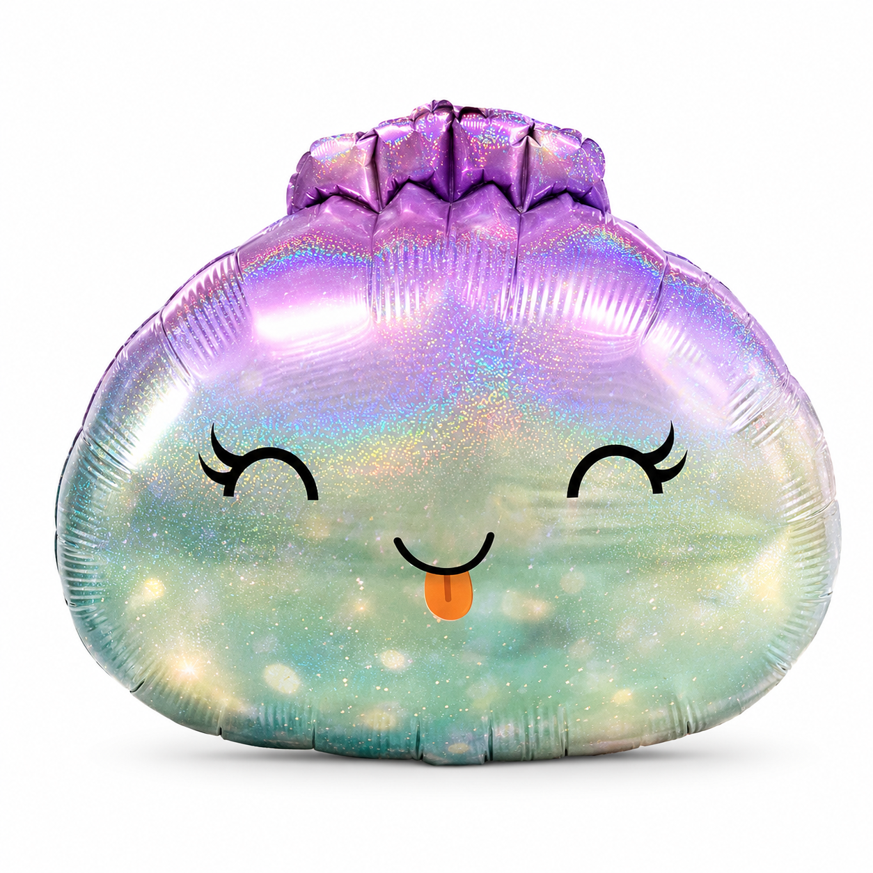 22" Ombre Glitter Kawaii Dumpling Balloon
