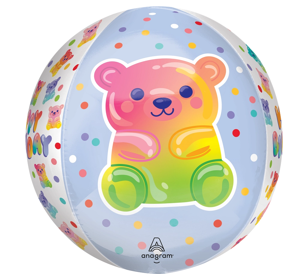 Anagram 15" Gummy Bear Birthday Birthday Orbz