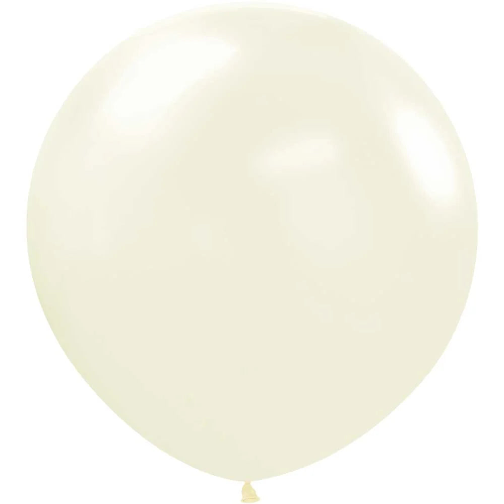 SEMPERTEX 24" Deluxe Almond White 3ct