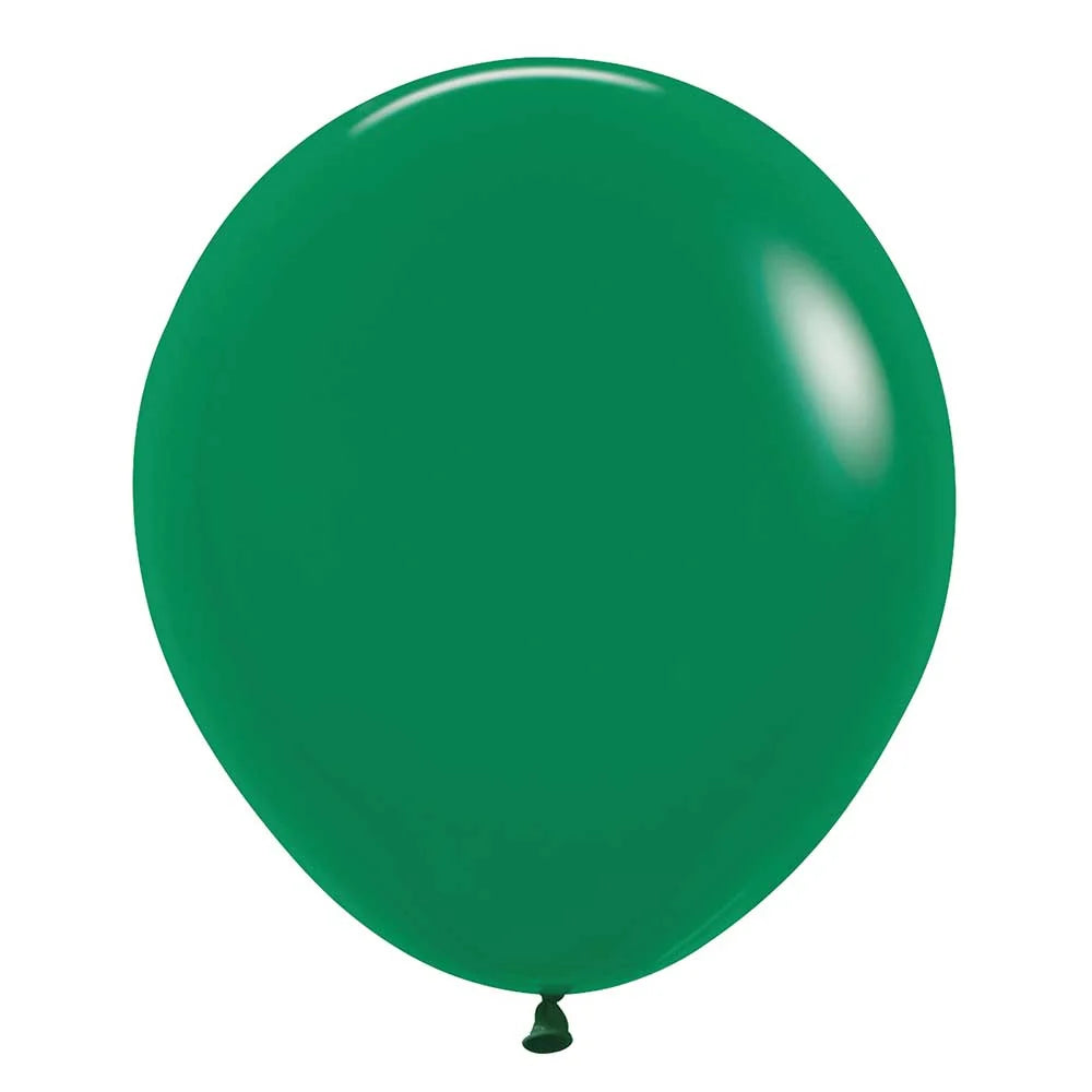 SEMPERTEX 18" Fashion Forest Green Latex Balloons 25ct